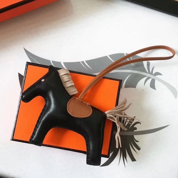 Leather Horse hot bag charm