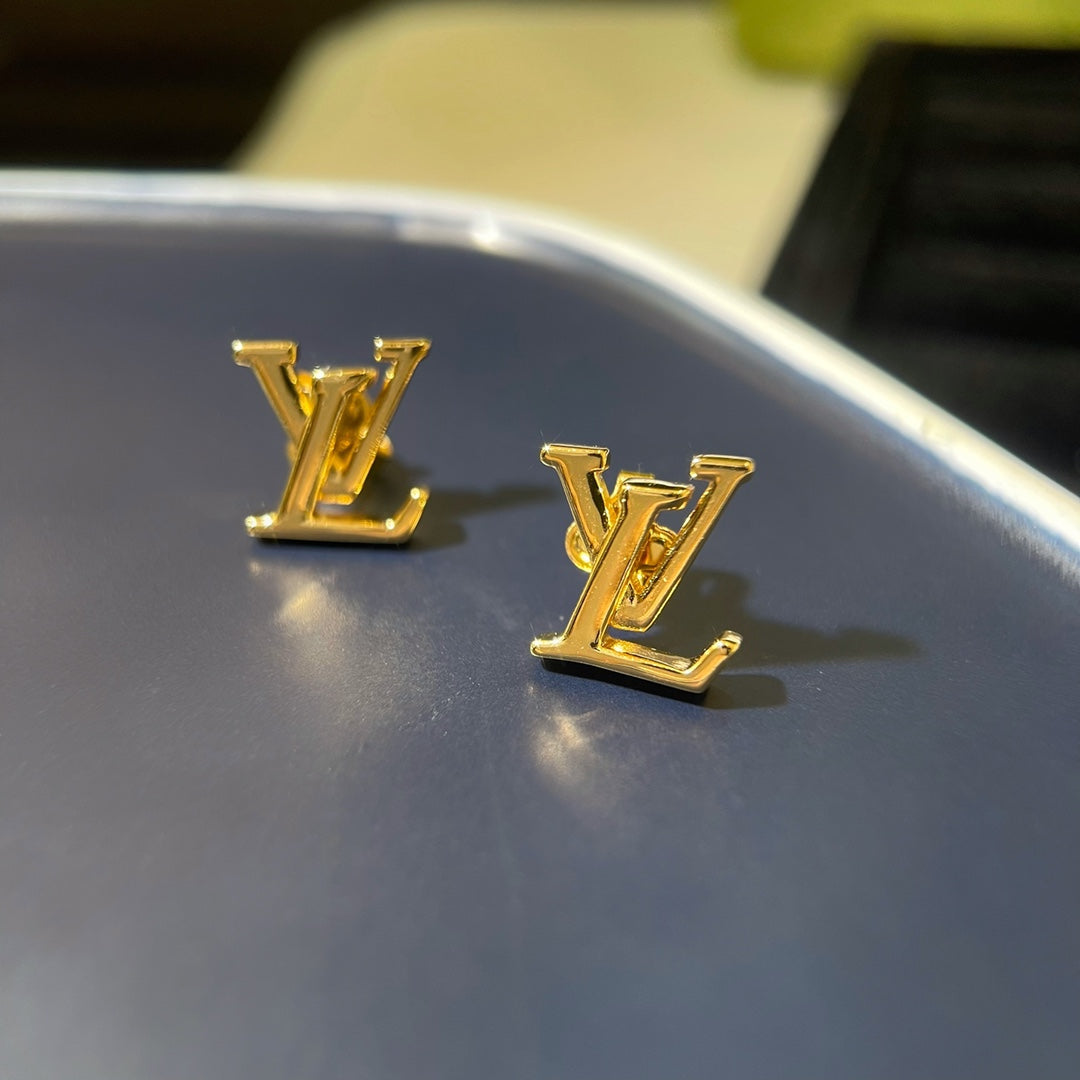 Louis offers Vuitton gold earrings