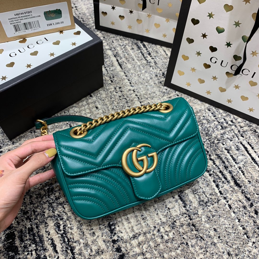 Gucci marmont turquoise sale